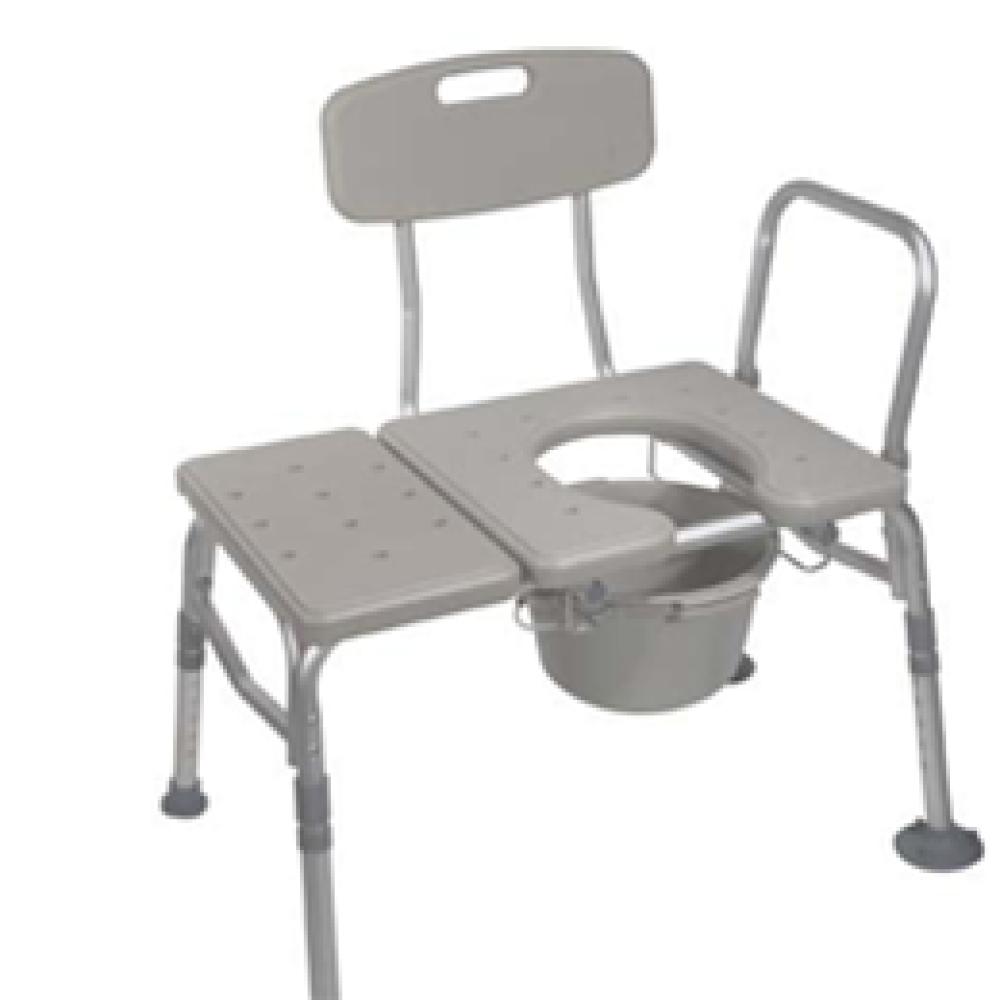 Image for product - COMBINATION PLASTIC TRANSFER BENCH/COMMODE