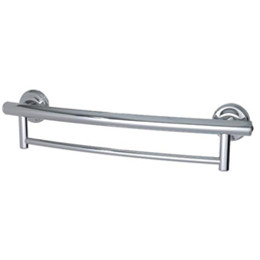 Image for product - 2-in-1 Grab Bar Single Towel Bar, Chrome thumbnail